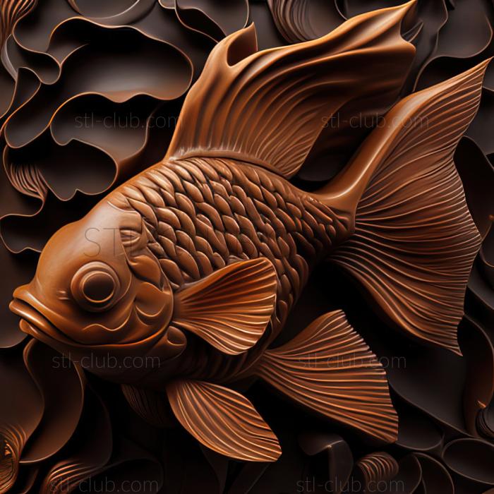 st Chocolate oranda fish